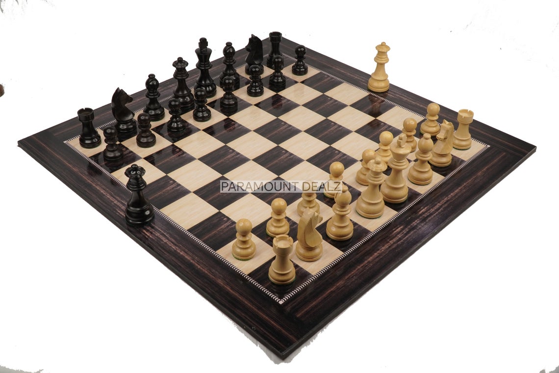 Wooden Laminated Chess Board Game
