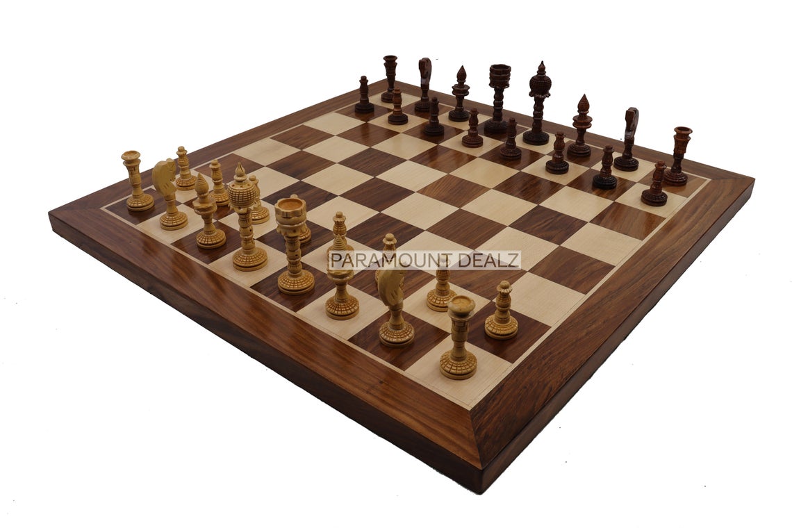 King Height Wooden Chess Pieces