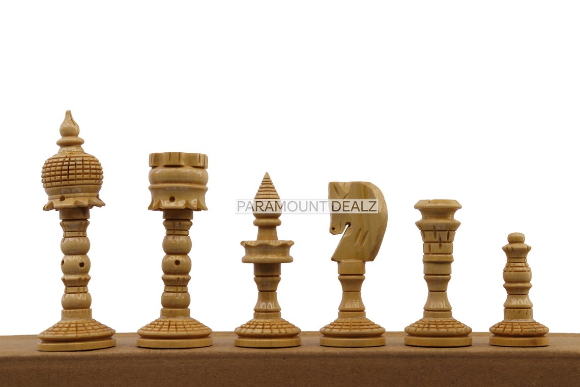 King Height Wooden Chess Pieces