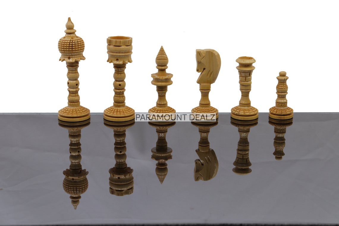 King Height Wooden Chess Pieces