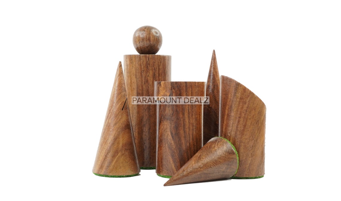 King Size Wooden Chess Pieces Set