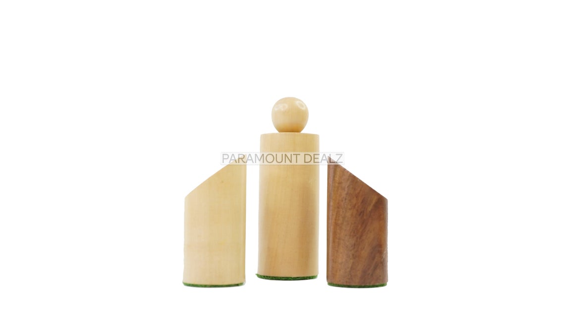 King Size Wooden Chess Pieces Set