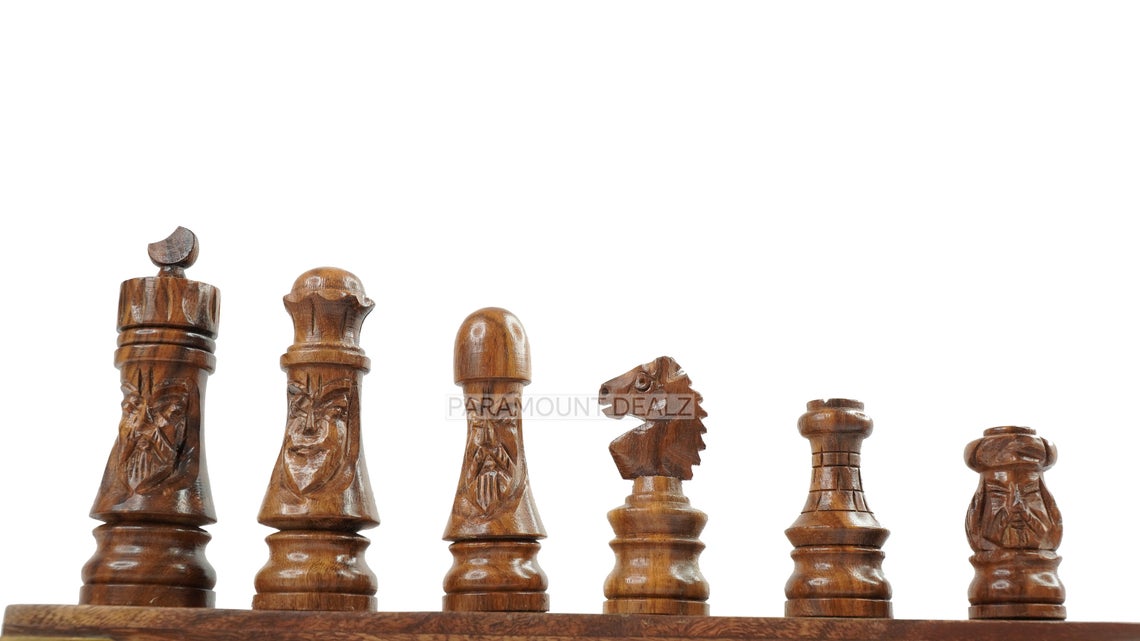 Chessmen Wooden Chess Pieces