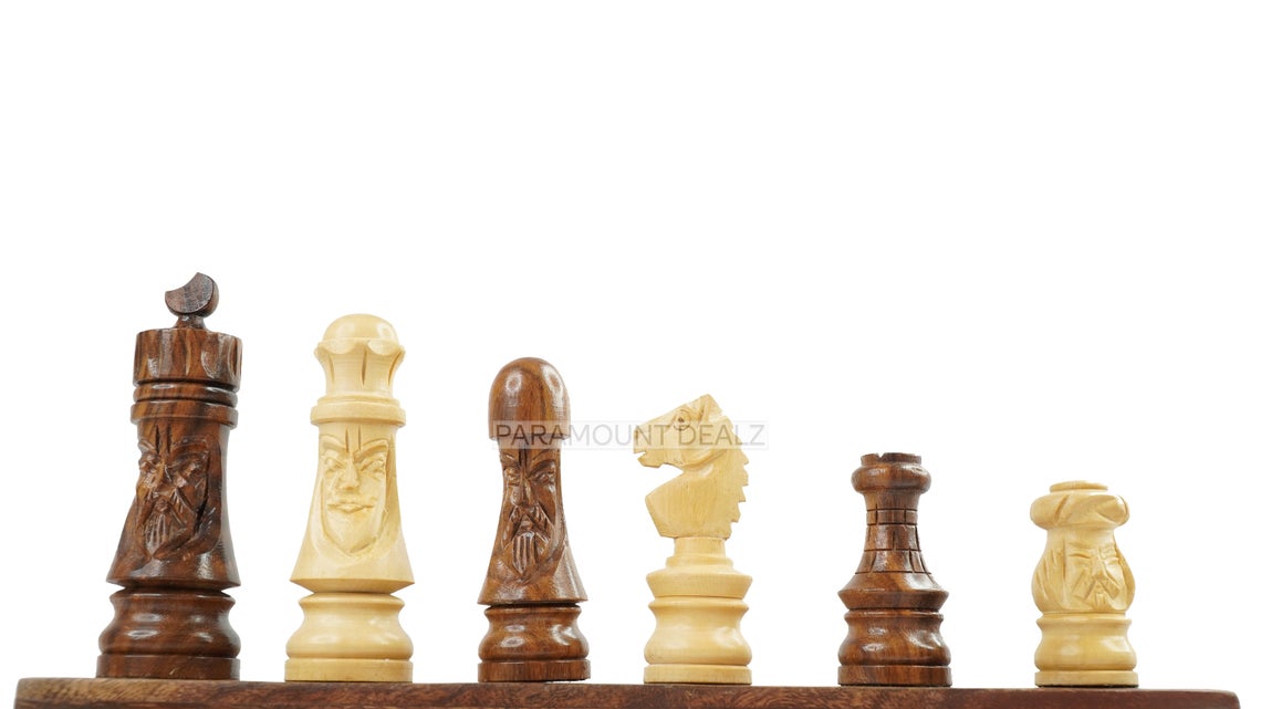 Chessmen Wooden Chess Pieces