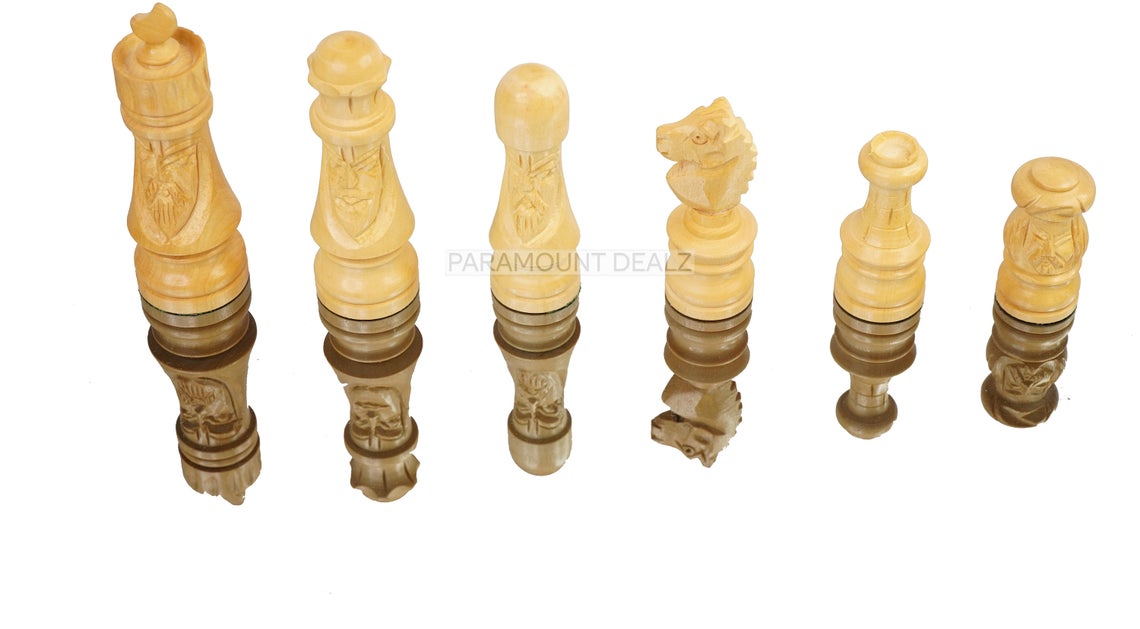 Chessmen Wooden Chess Pieces