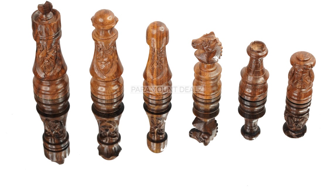 Chessmen Wooden Chess Pieces