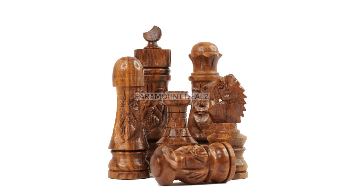 Chessmen Wooden Chess Pieces