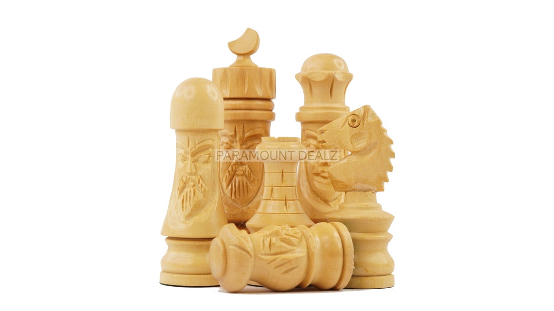 Chessmen Wooden Chess Pieces