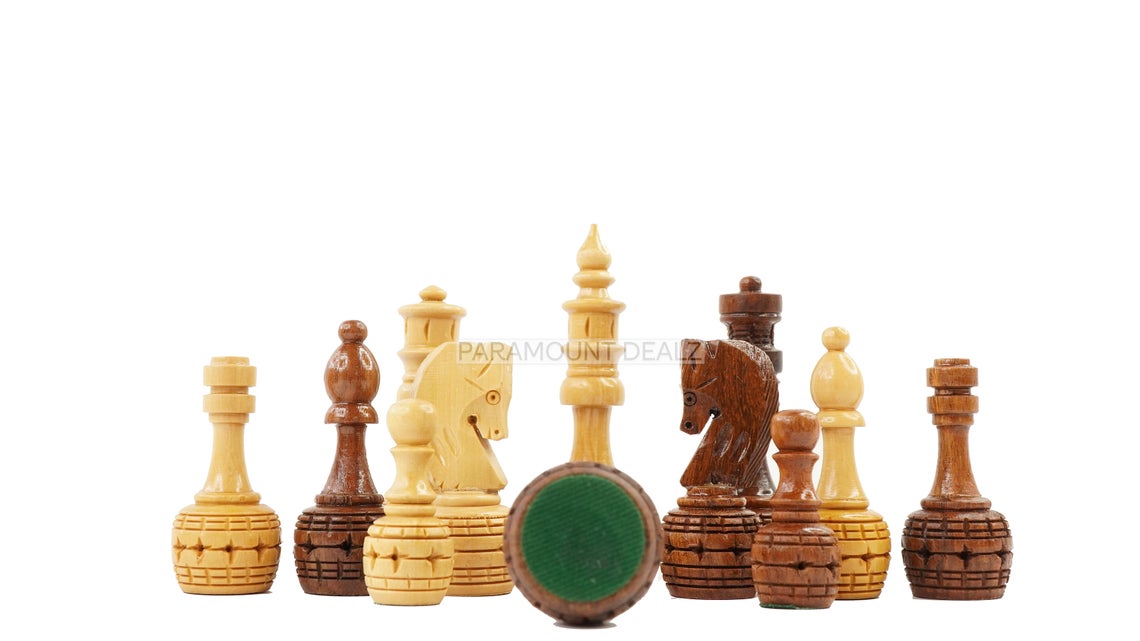 Chessmen Wooden Chess Pieces