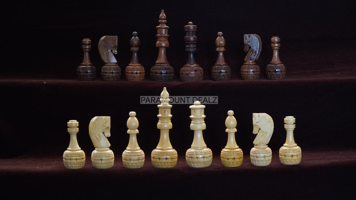 Chessmen Wooden Chess Pieces