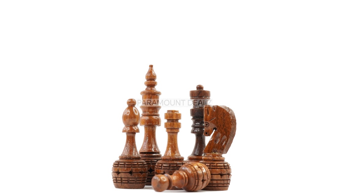 Chessmen Wooden Chess Pieces