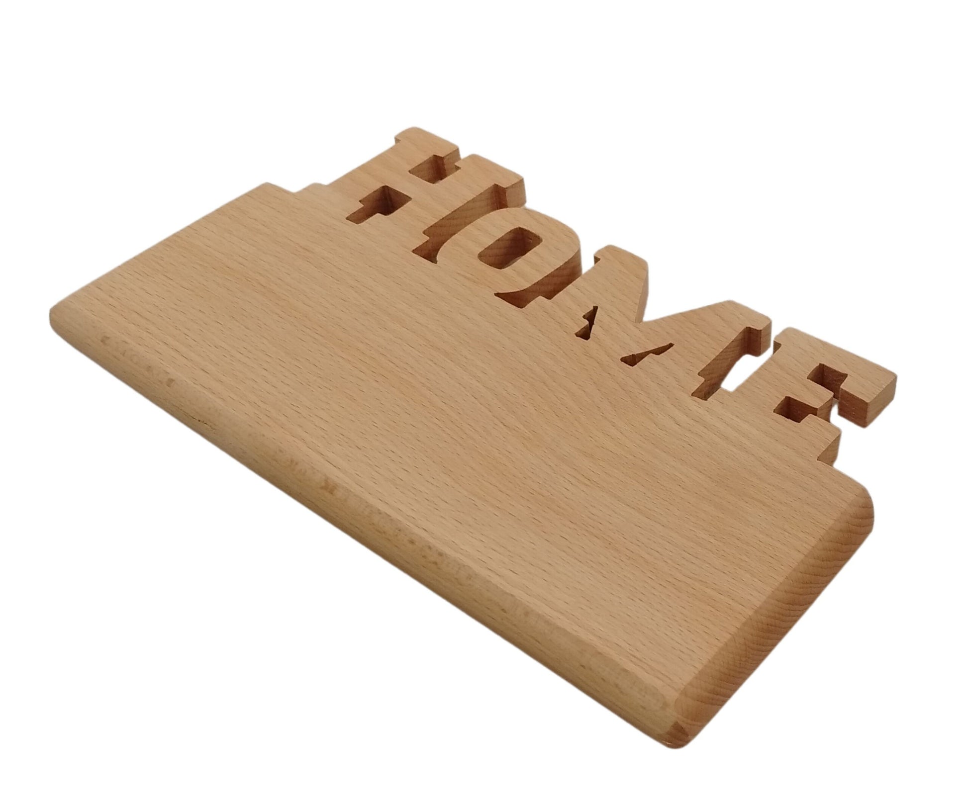 Personalized Engraved Home Shaped Wooden Plaque