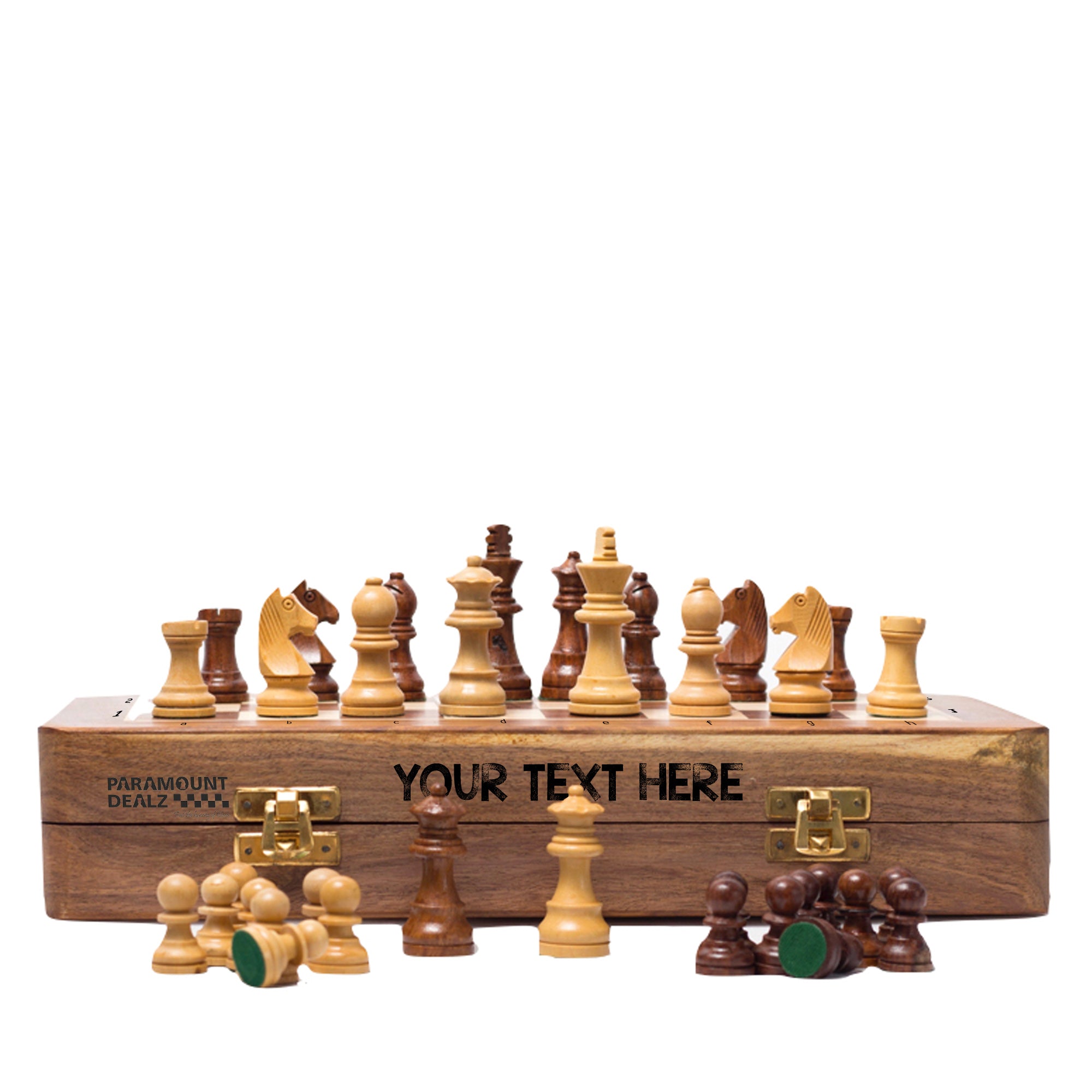 Personalized Wooden Chess Set