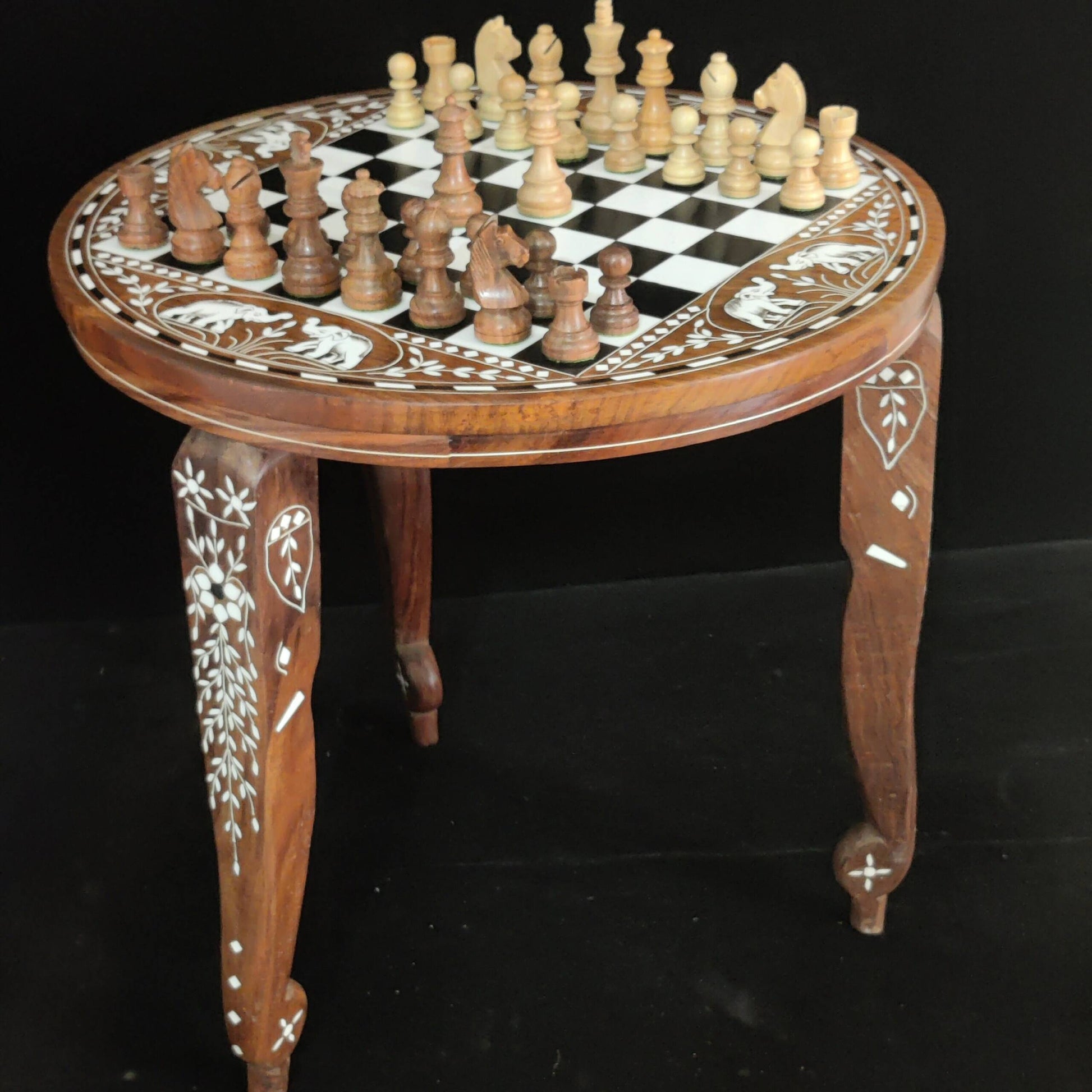 Chess Board Game Table