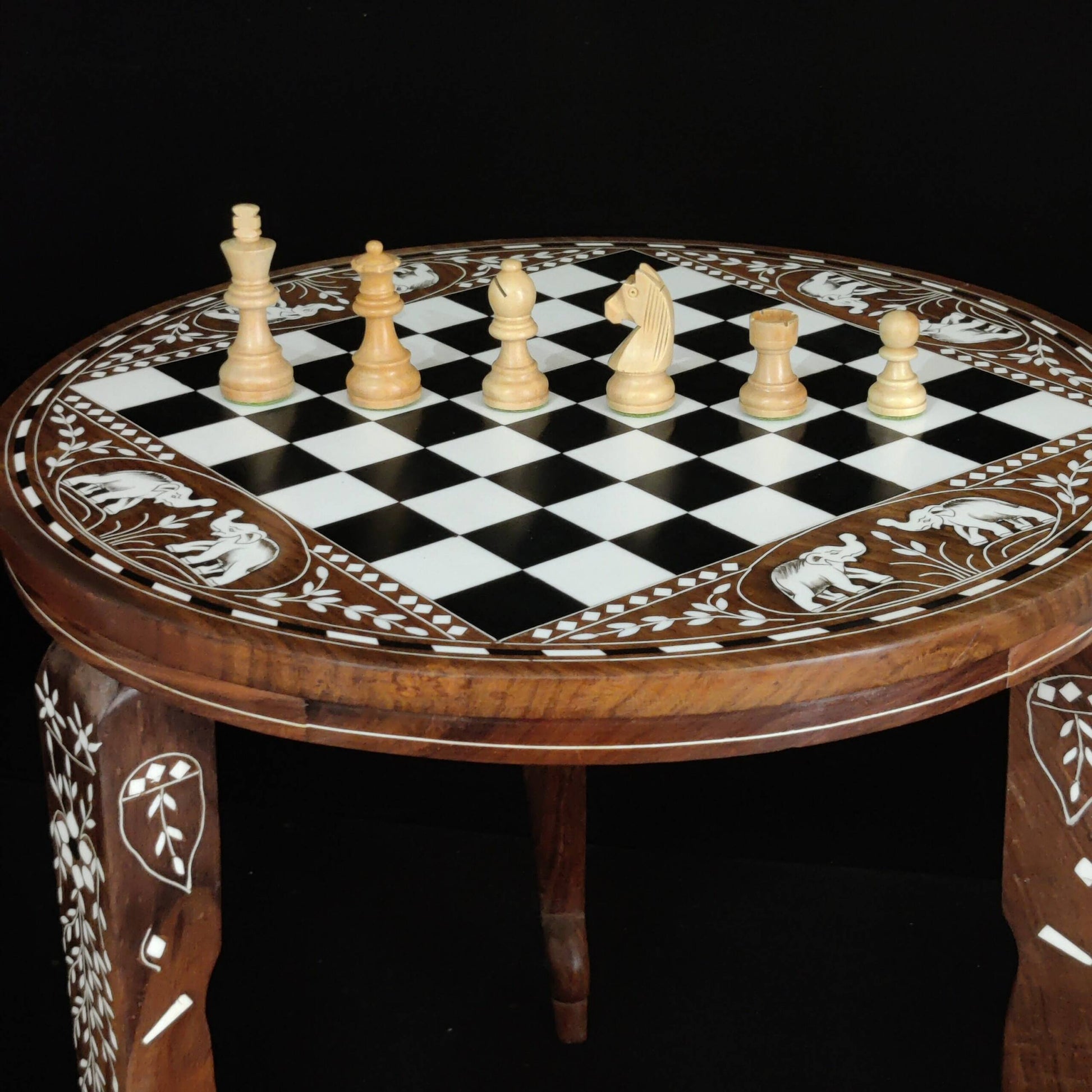 Chess Board Game Table