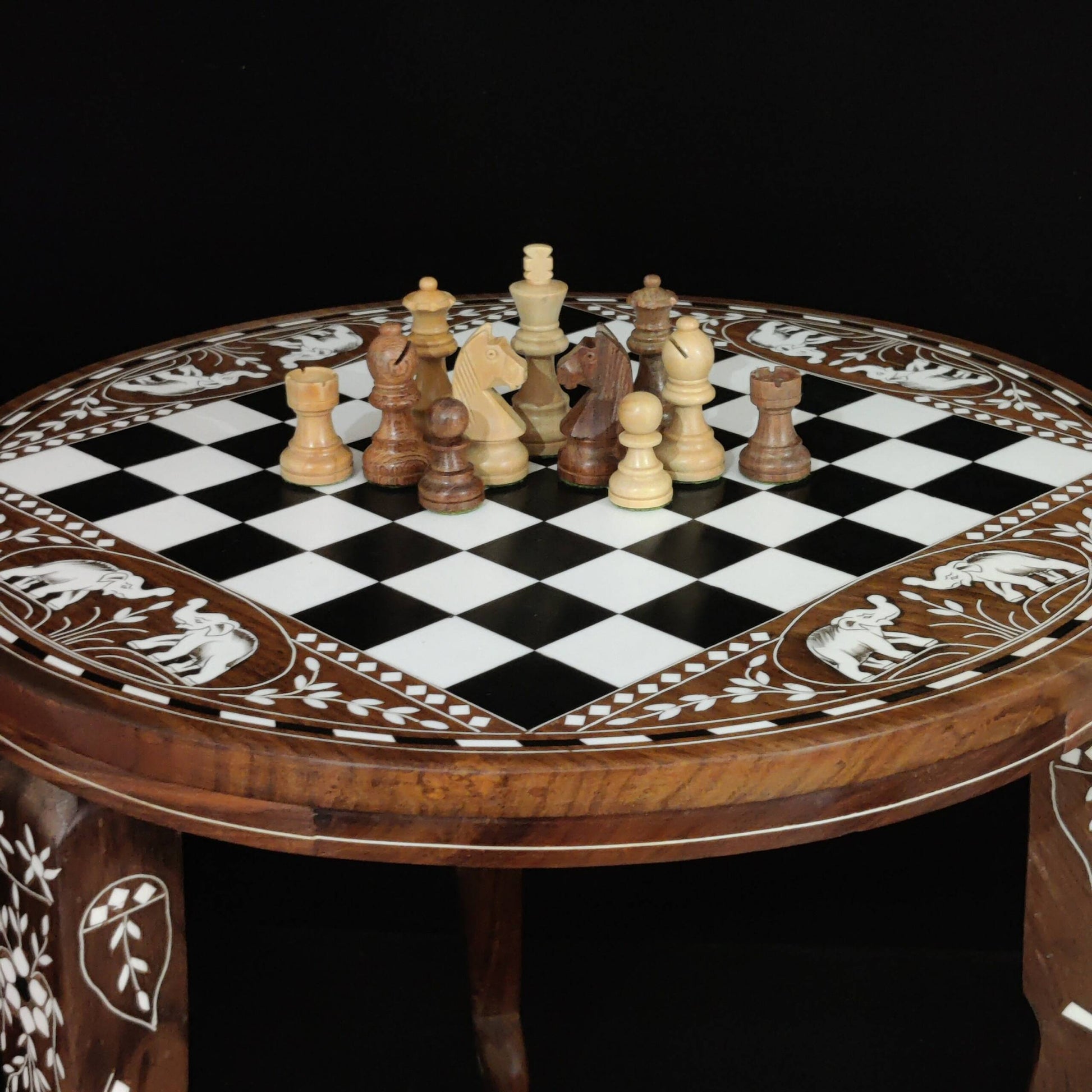 Chess Board Game Table
