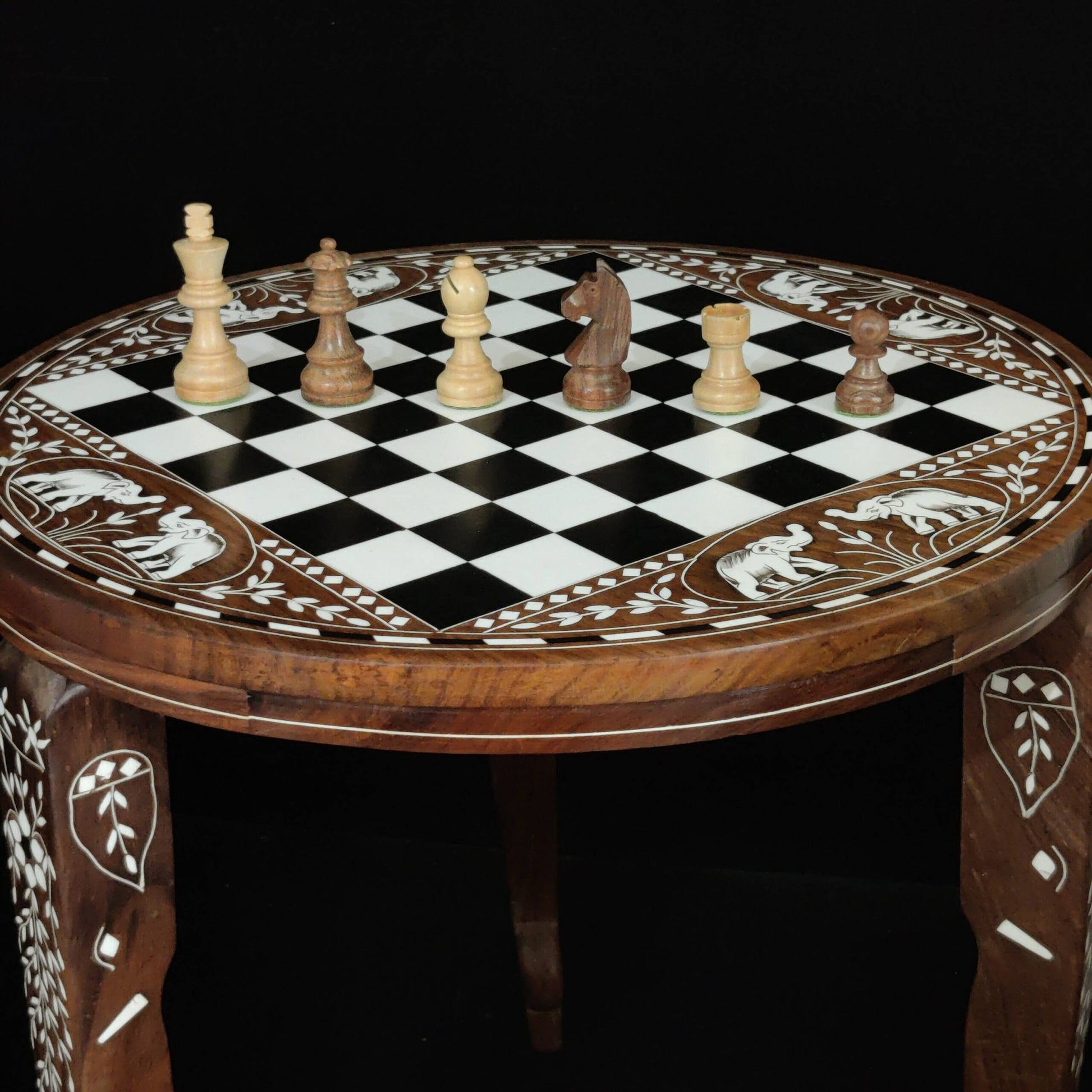 Chess Board Game Table