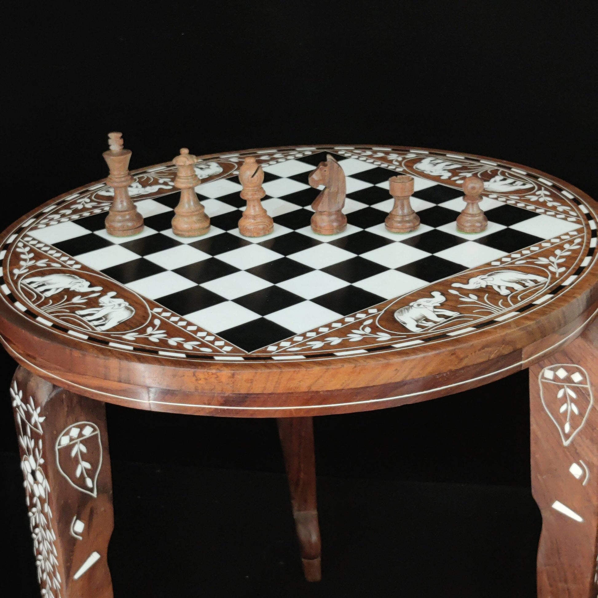 Chess Board Game Table