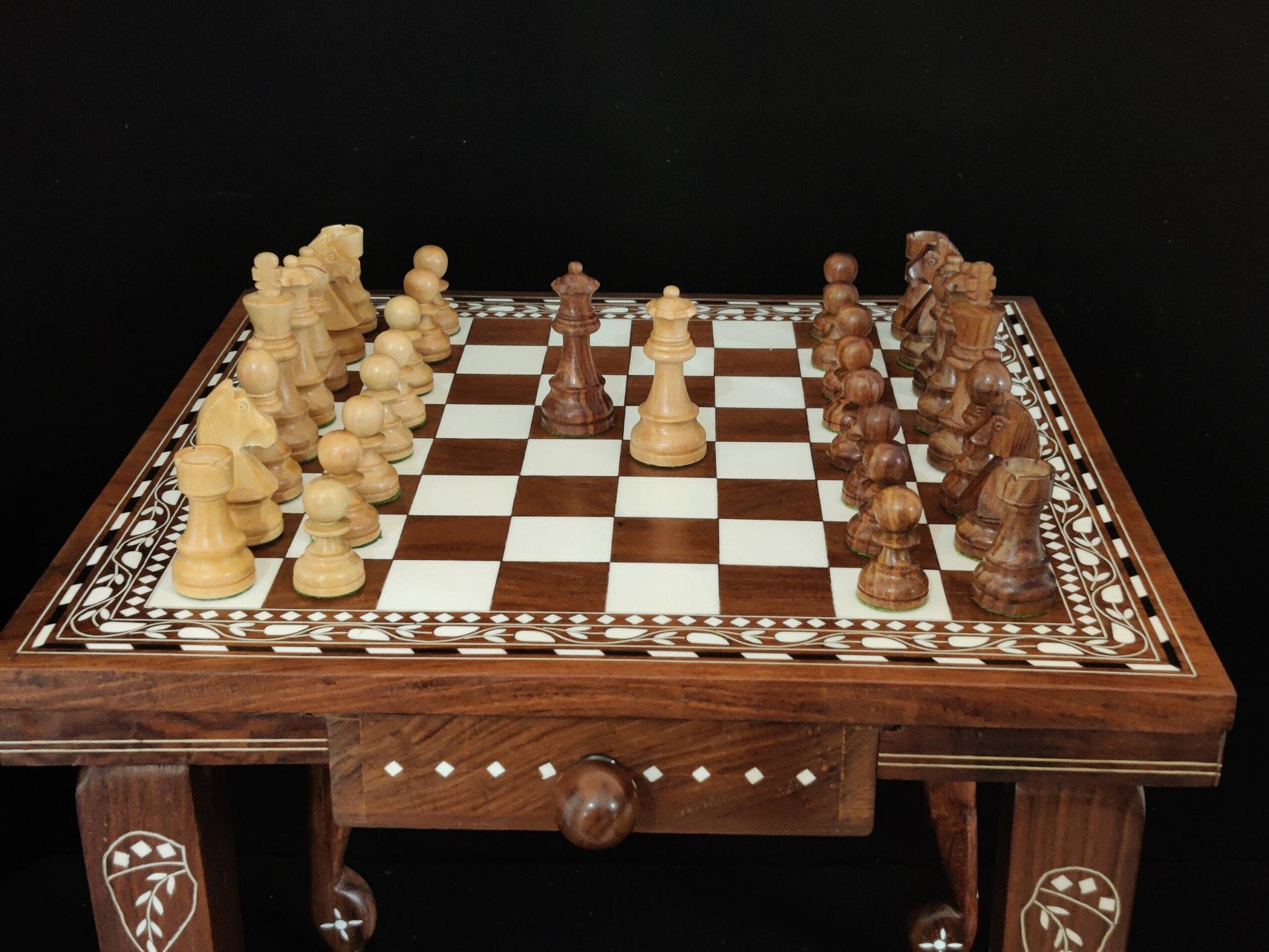 Chess Table Wooden