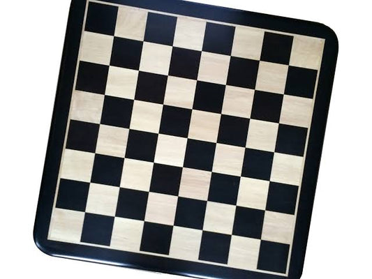 19 Inches Ebony chess board with Staunton pieces